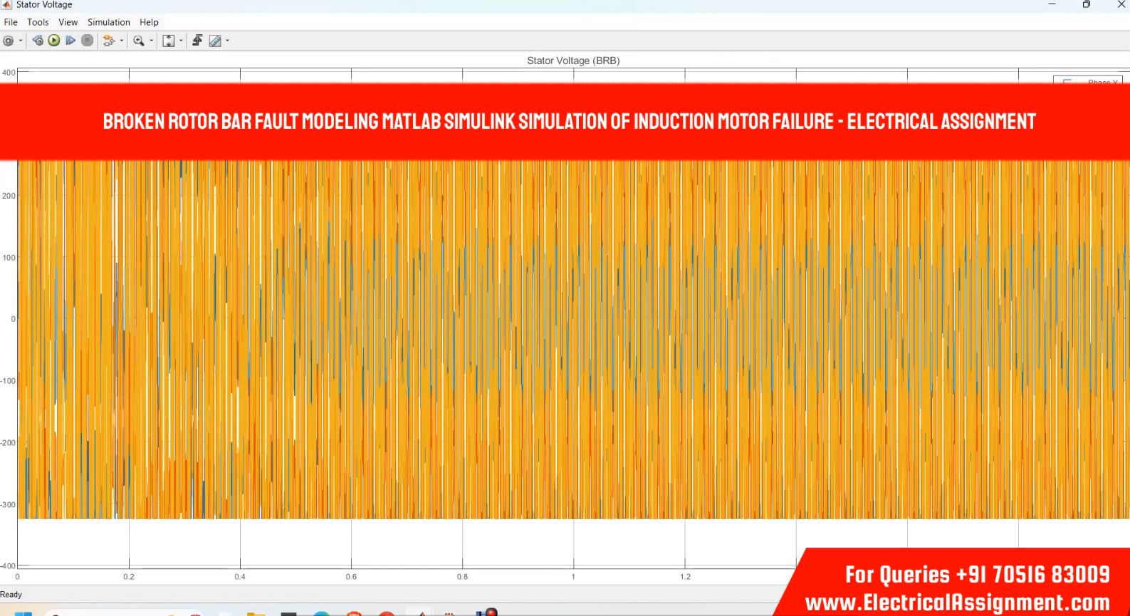 ANSYS Maxwell Induction Motor Fault Analysis screenshot 8
